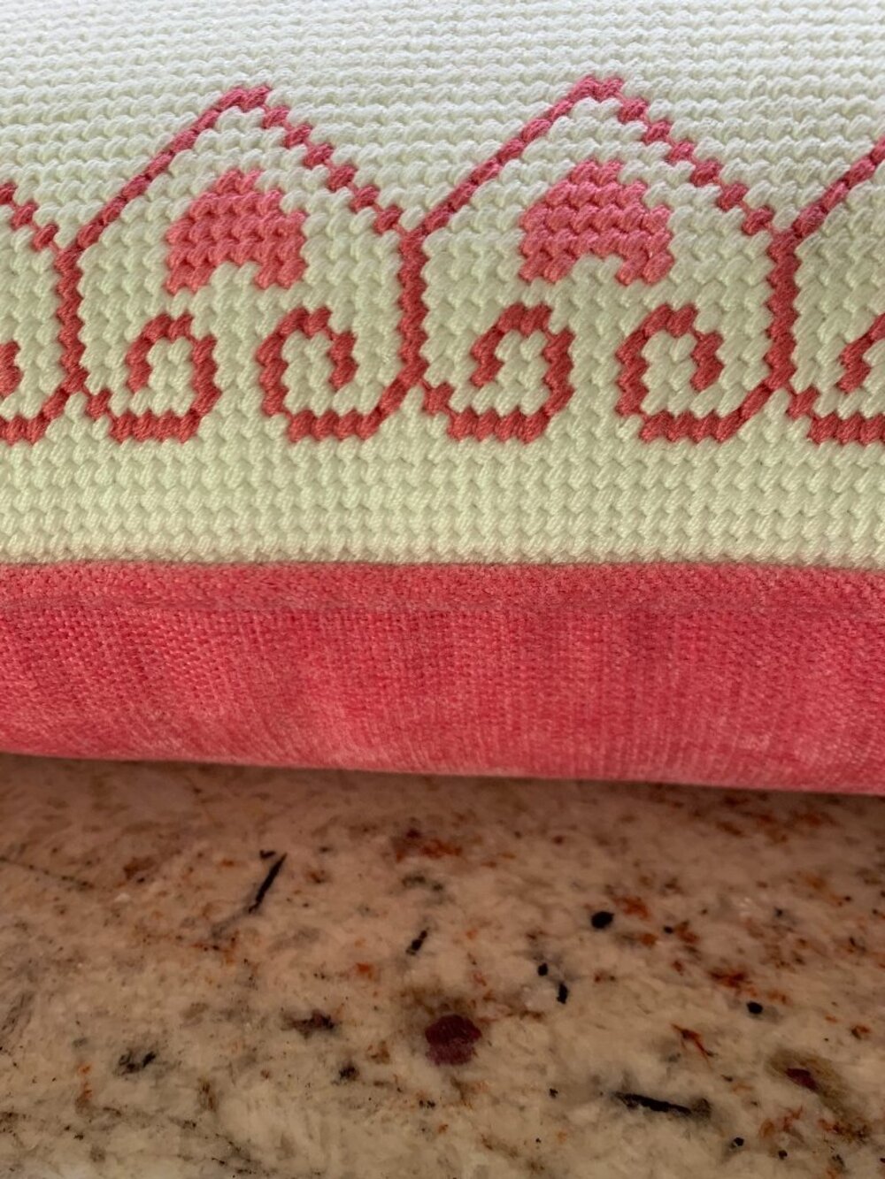 Pillow "Bless Your Heart" Needlepoint Pillow NWT - Picture 7 of 7